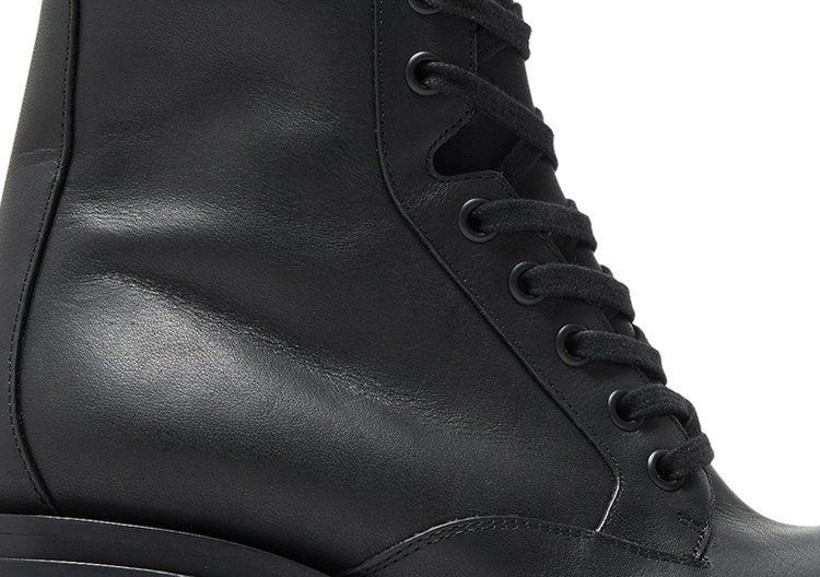 Bottega Veneta Wmns Lug Lace Up Boot Black