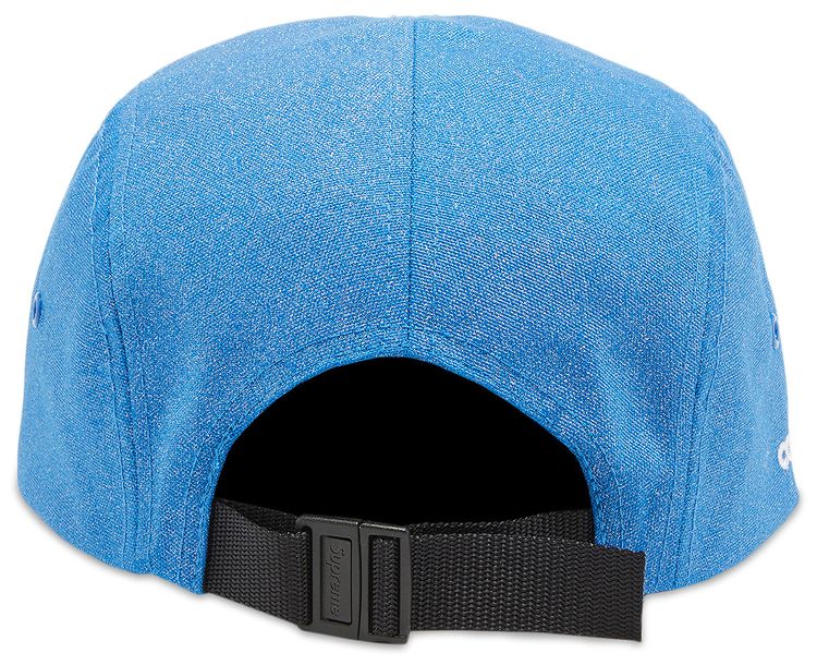 Supreme Glitter Cordura Camp Cap Light Royal
