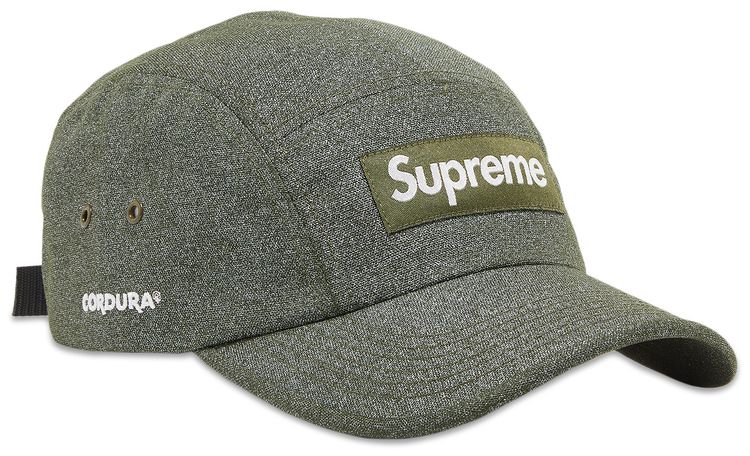 Supreme Glitter Cordura Camp Cap Olive