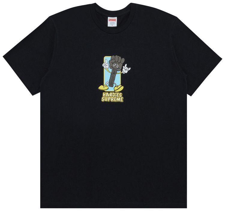 Supreme x Hardies Bolt Tee Black