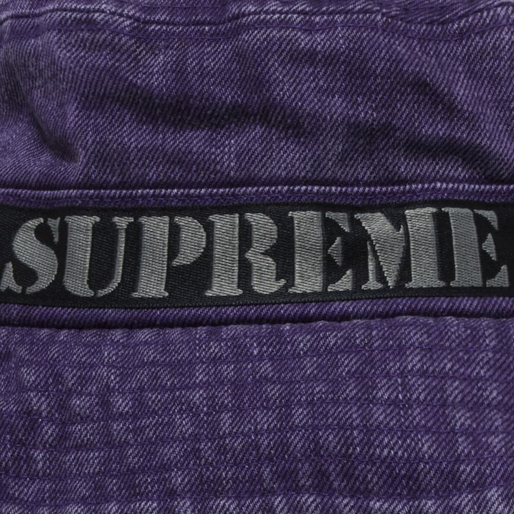 Supreme Stencil Webbing Boonie Purple