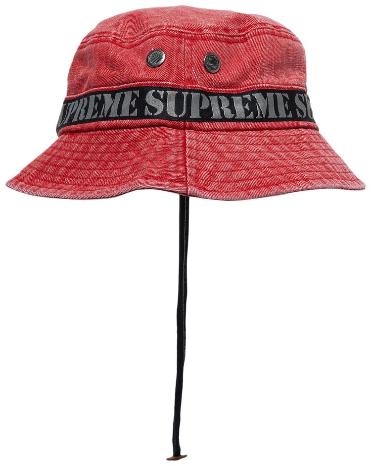 Buy Supreme Stencil Webbing Boonie 