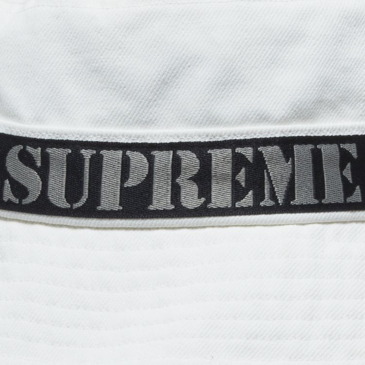 Supreme Stencil Webbing Boonie White