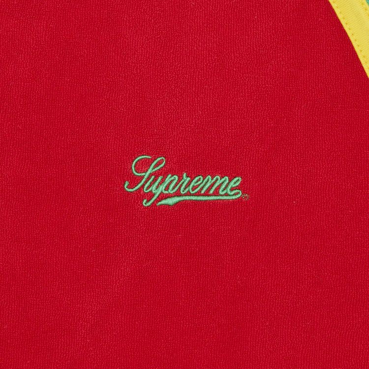 Supreme Terry Raglan Short Sleeve Top Red