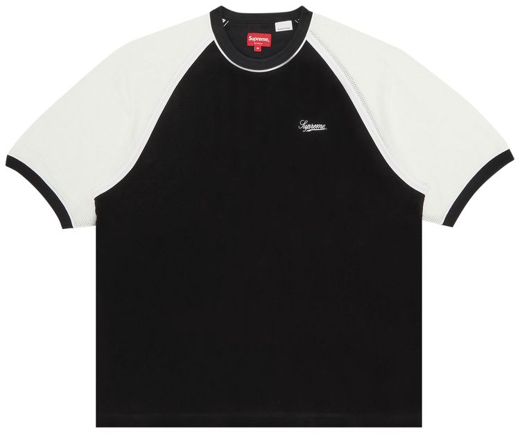Buy Supreme Terry Raglan Short-Sleeve Top 'Black' - SS23KN81 BLACK | GOAT