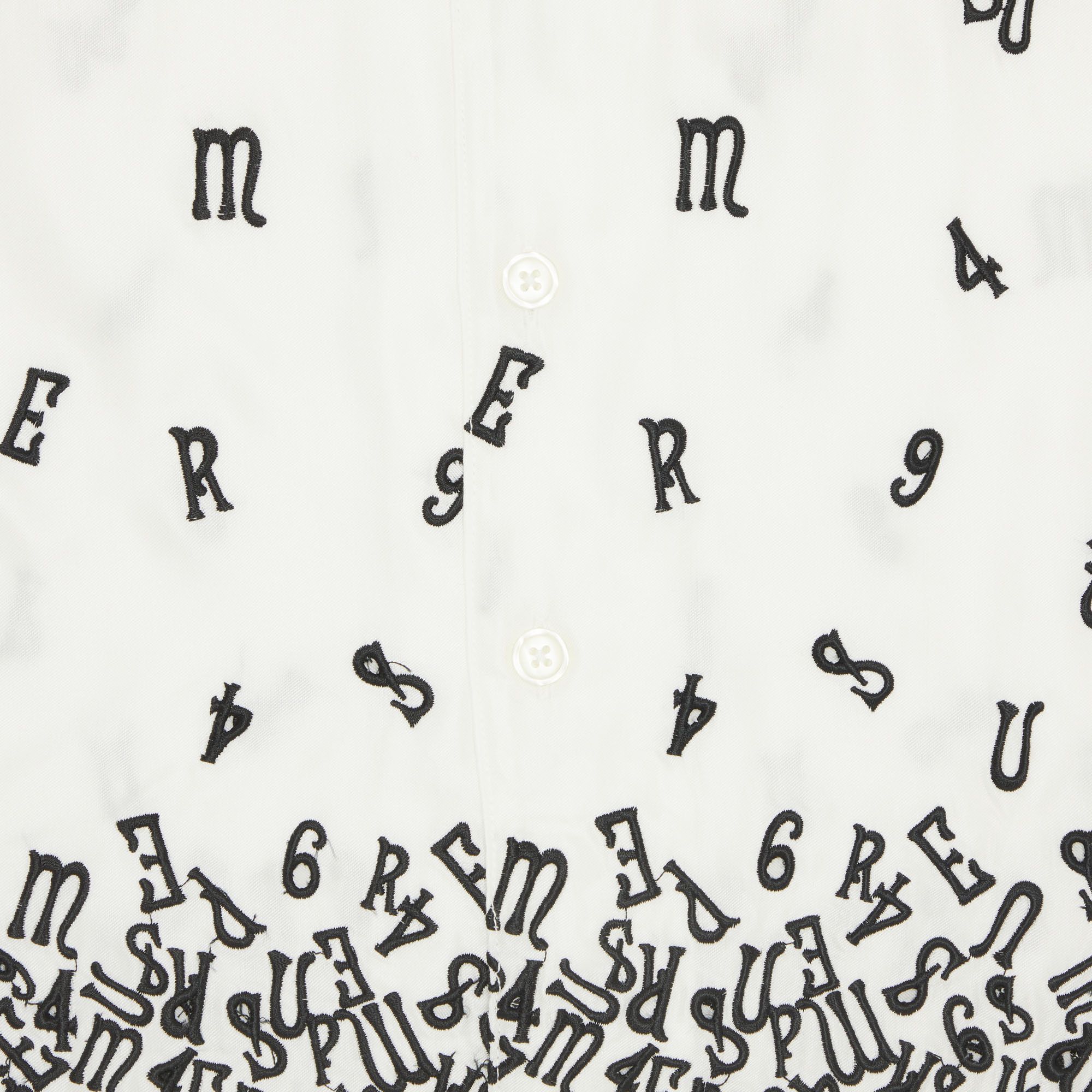 Buy Supreme Nouveau Embroidered Short-Sleeve Shirt 'White