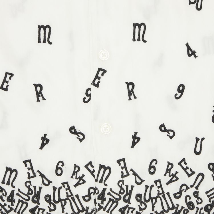 Supreme Nouveau Embroidered Short Sleeve Shirt White