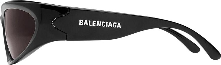 Balenciaga Swift Oval Sunglasses Black