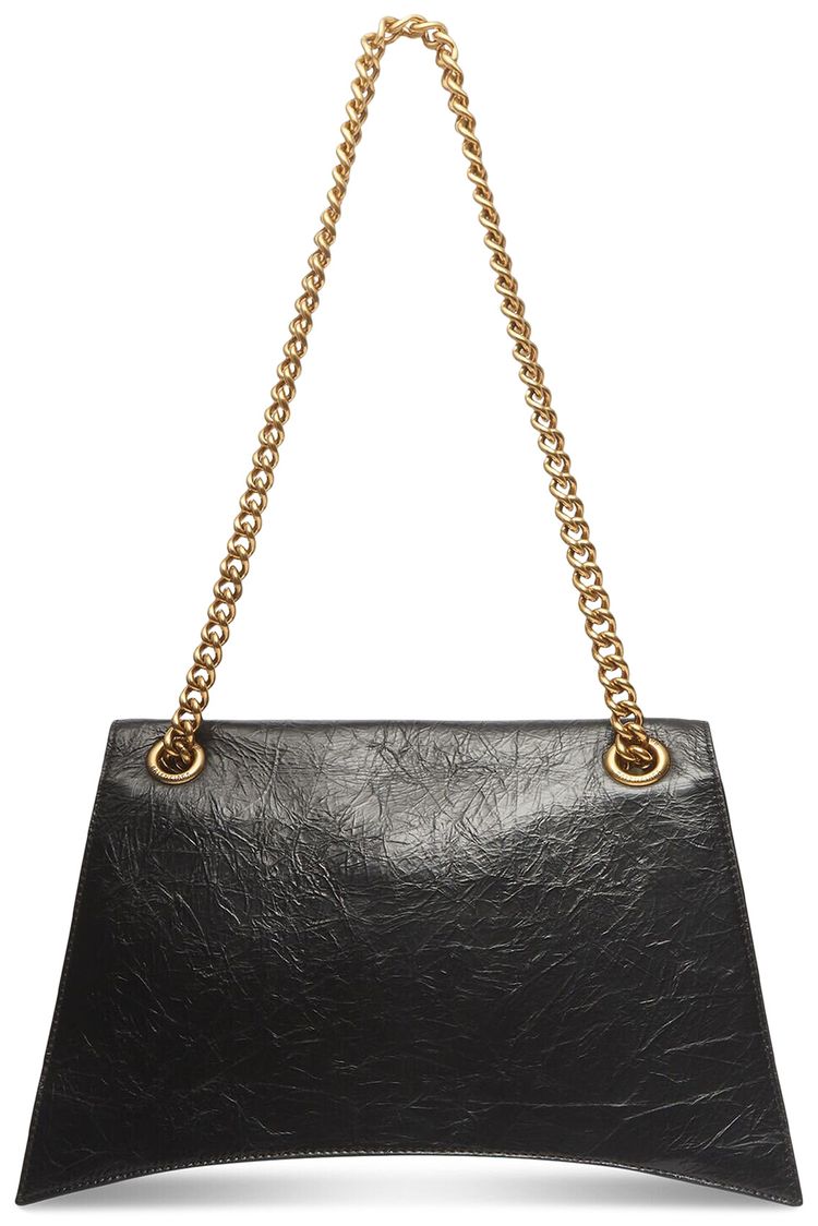 Balenciaga Medium Crush Chain Bag Black