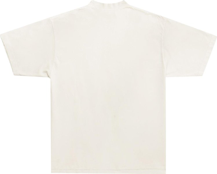 Balenciaga College Tee Dirty White