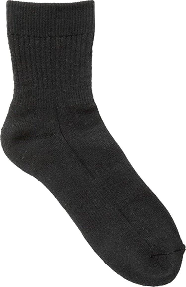 Visvim Achilles Socks Medium Black