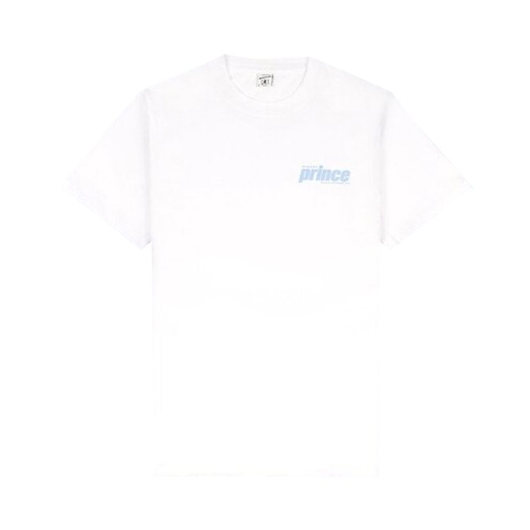 Sporty & Rich x Prince Sporty T Shirt 'White/Bel Air Blue'