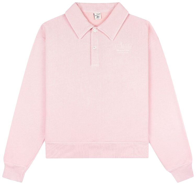 Sporty  Rich x Prince Health Polo Baby PinkWhite