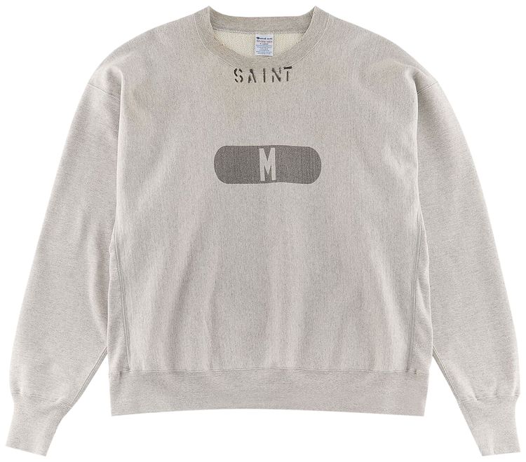 SAINT Mxxxxxx Crewneck Sweater Grey