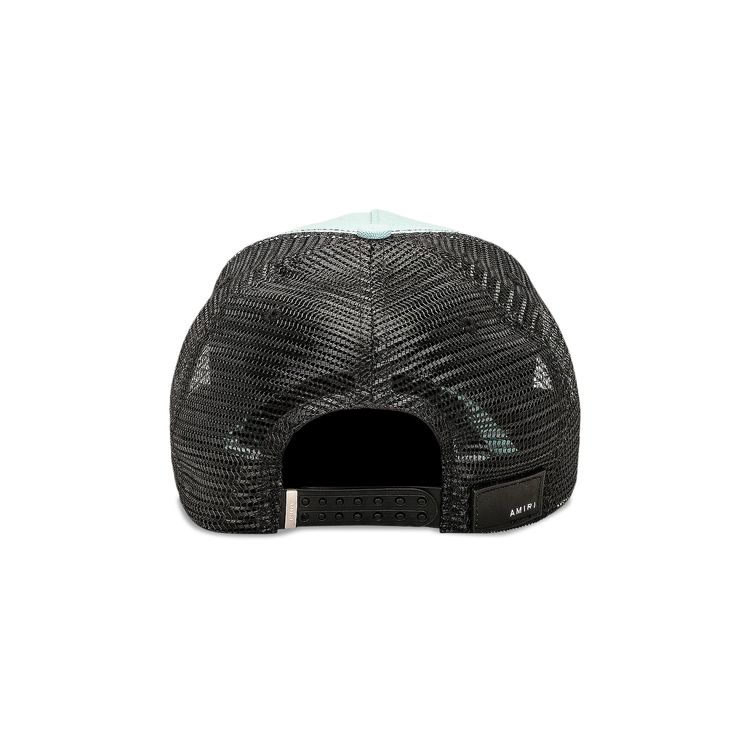 Amiri 3 Star Trucker Hat Aqua