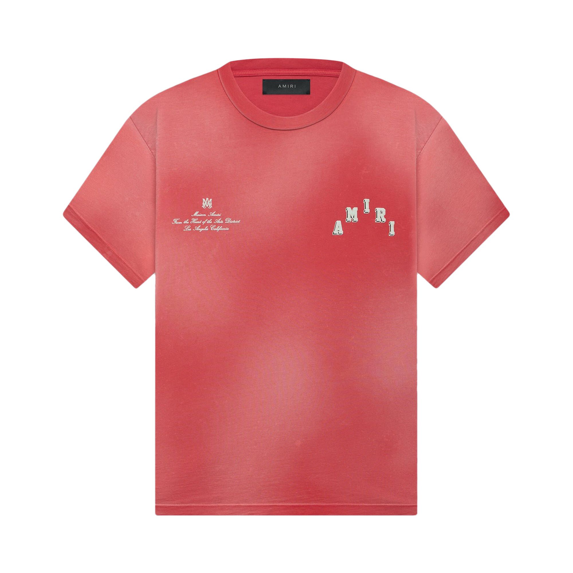 アイドル Amiri Burgundy College Logo tee M Amiri Burgundy College Logo T Shirt, $123 | SSENSE | Lookastic