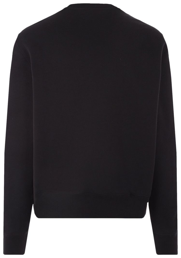 Amiri Floral Logo Crew Black