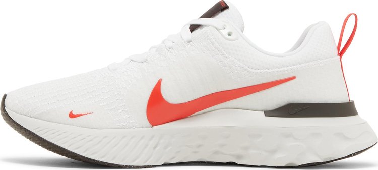 React Infinity Run Flyknit 3 White Light Crimson