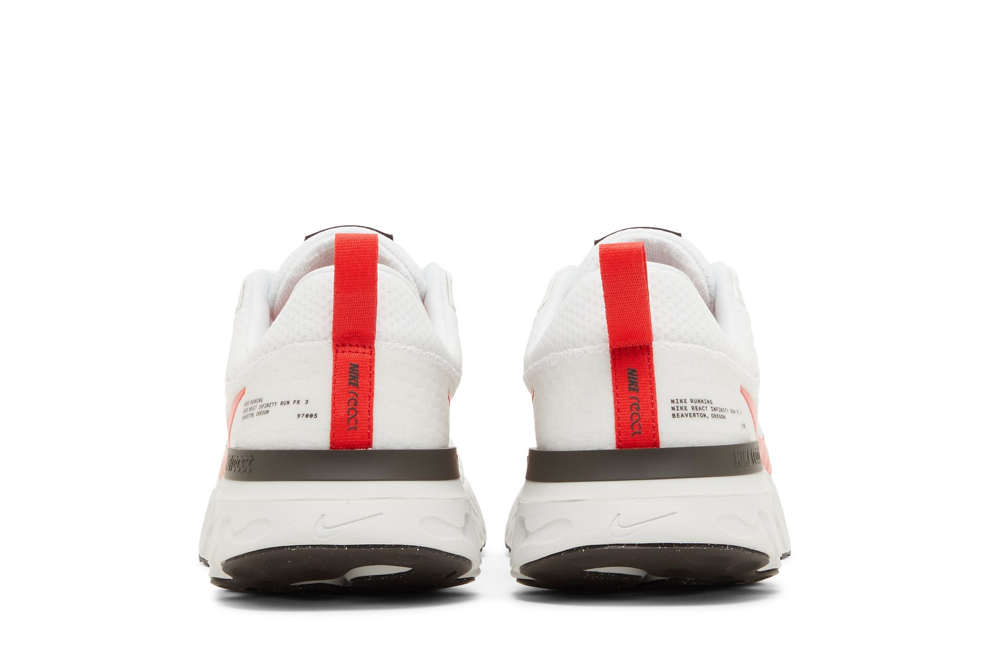 Buy React Infinity Run Flyknit 3 White Light Crimson DZ3014 100 GOAT CA