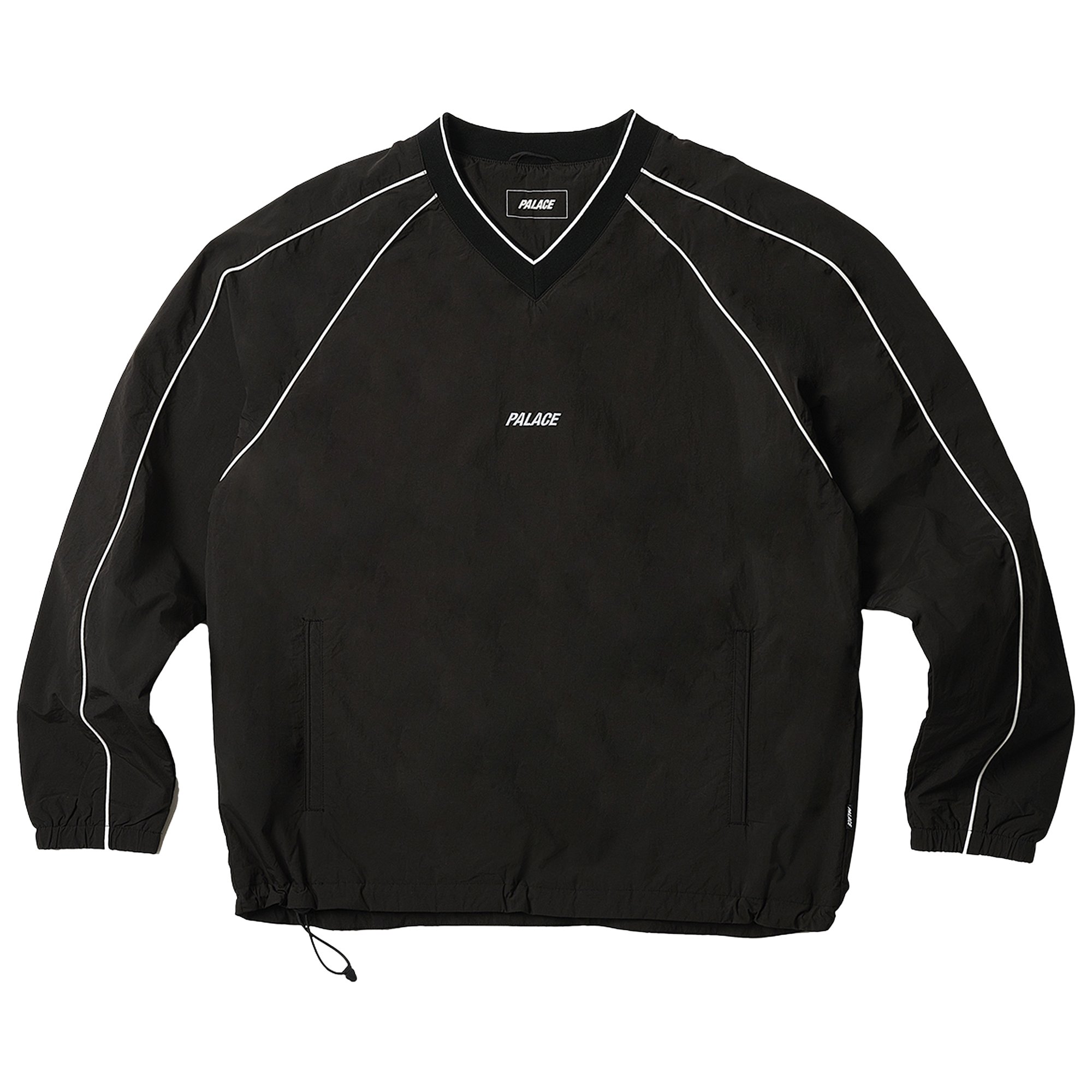 Buy Palace Piped Shell Pullover 'Black'   PJK   GOAT UK