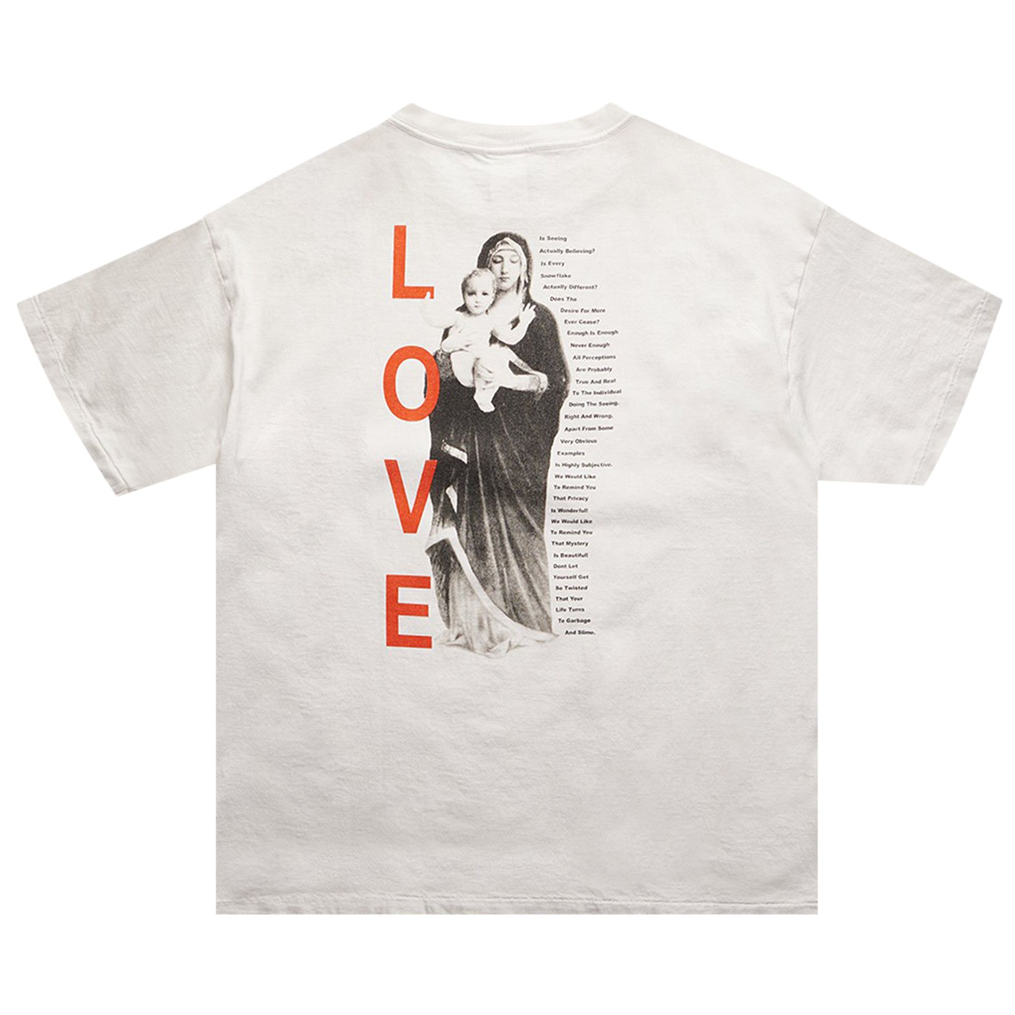 Buy SAINT Mxxxxxx Life Maria Tee 'White' - SM S23 0000 020 | GOAT IT