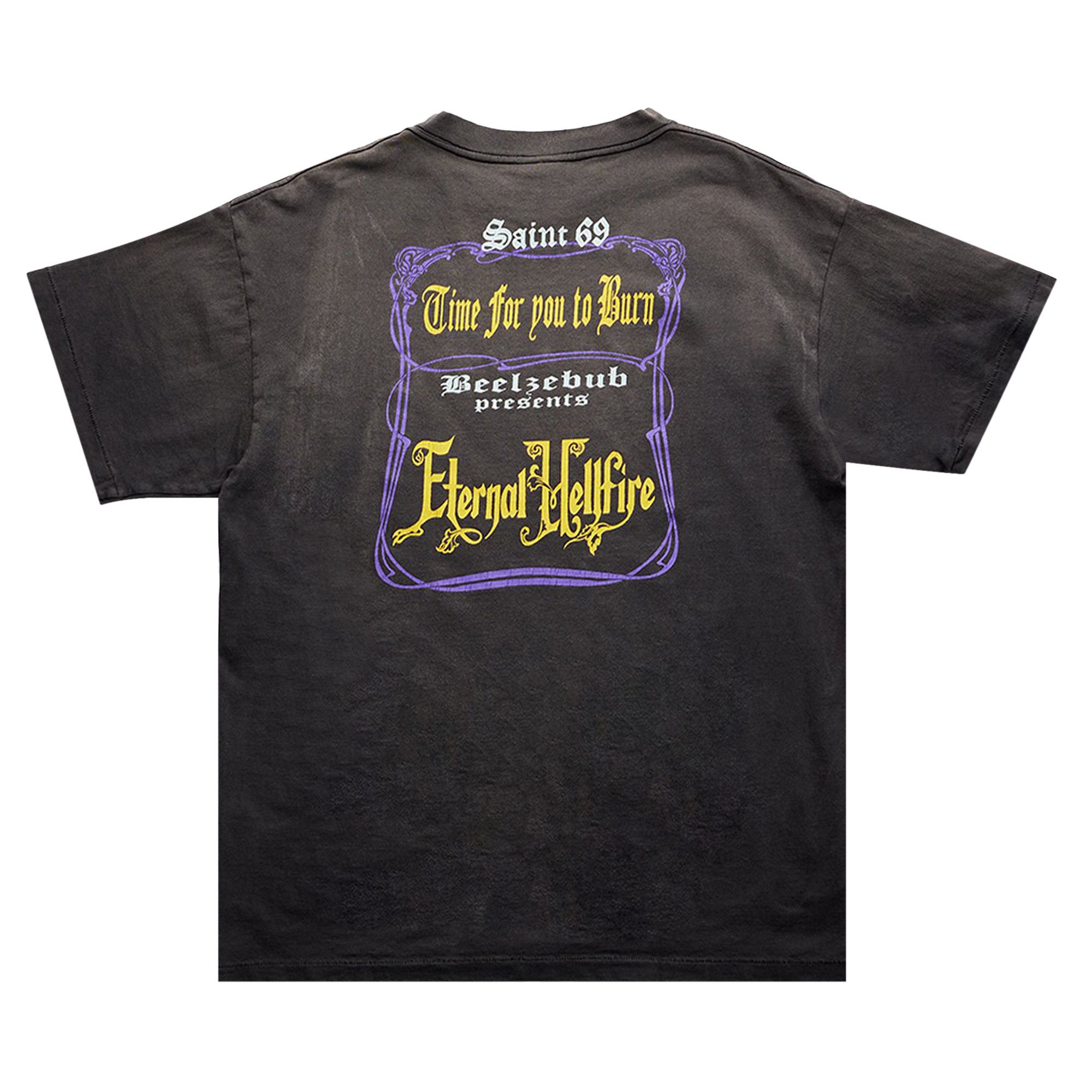 Buy SAINT Mxxxxxx Devil Tee 'Black' - SM S23 0000 003 | GOAT
