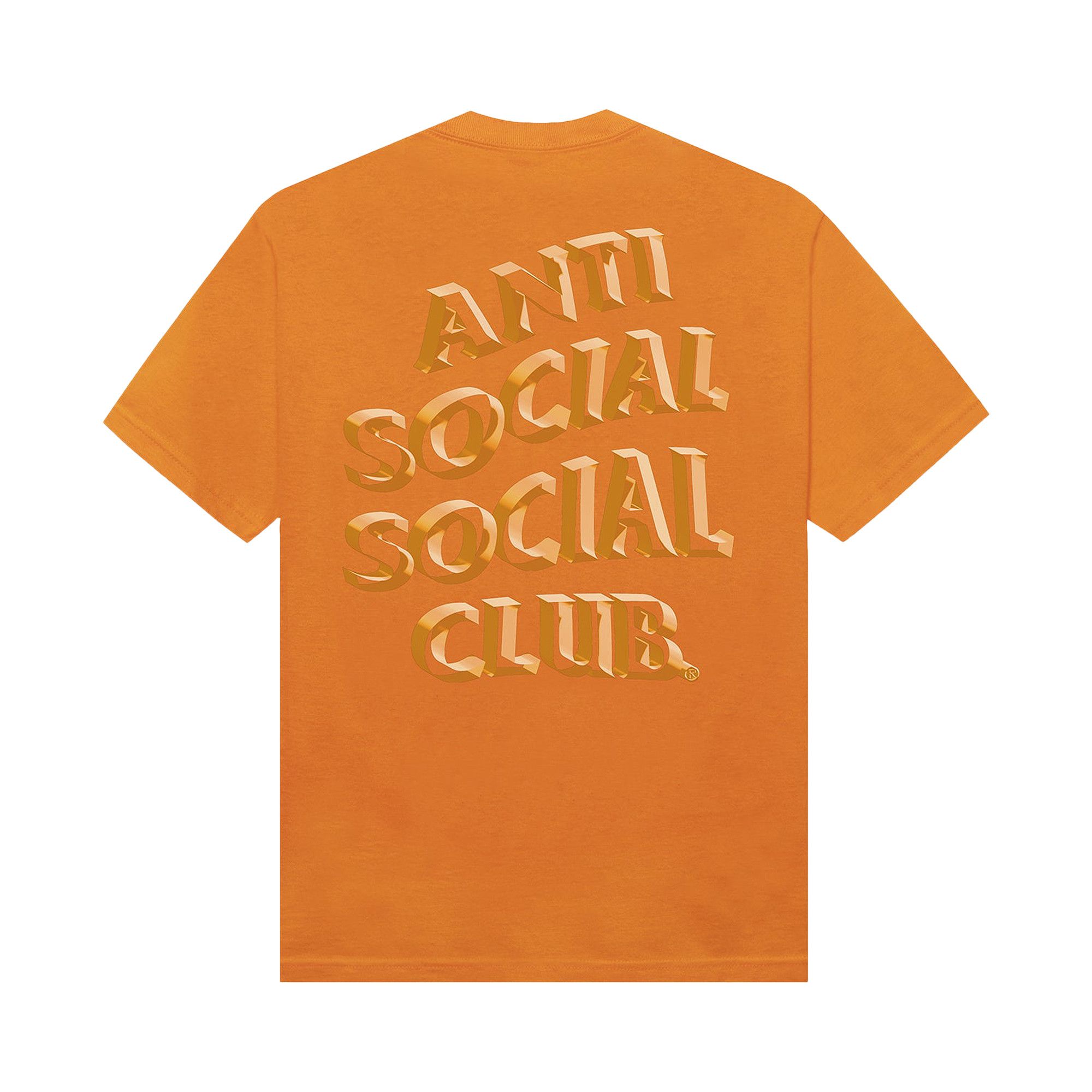 Anti social social club orange shirt store