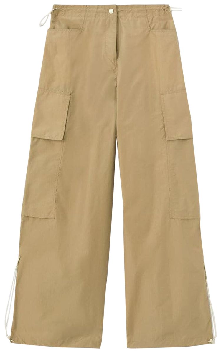Palm Angels Parachute Pants Beige