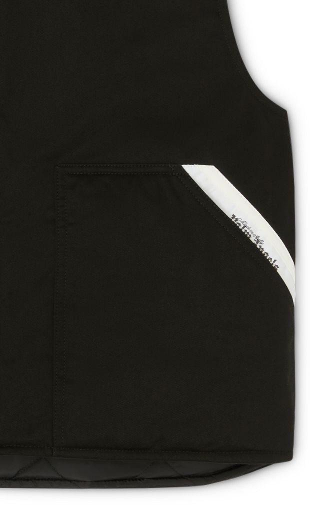 Palm Angels Sartorial Tape Work Vest BlackOff White
