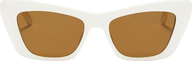 Palm Angels Hermosa Sunglasses 'White/Brown'