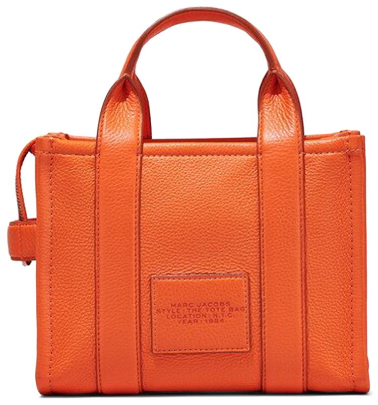 Marc Jacobs Leather Mini Tote Bag Dragon Fire