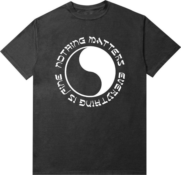 Market Everything's Fine T-Shirt 'Washed Black'