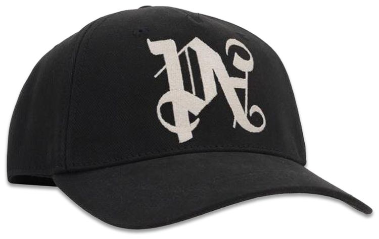 Palm Angels Monogram Cap BlackOff White