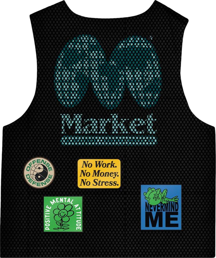 Market Garden Vest BlackOlive