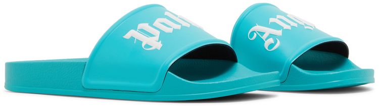 Palm Angels Pool Slider Light Blue