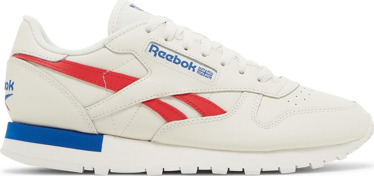 Classic Leather 'My Name Is - White Red Blue'