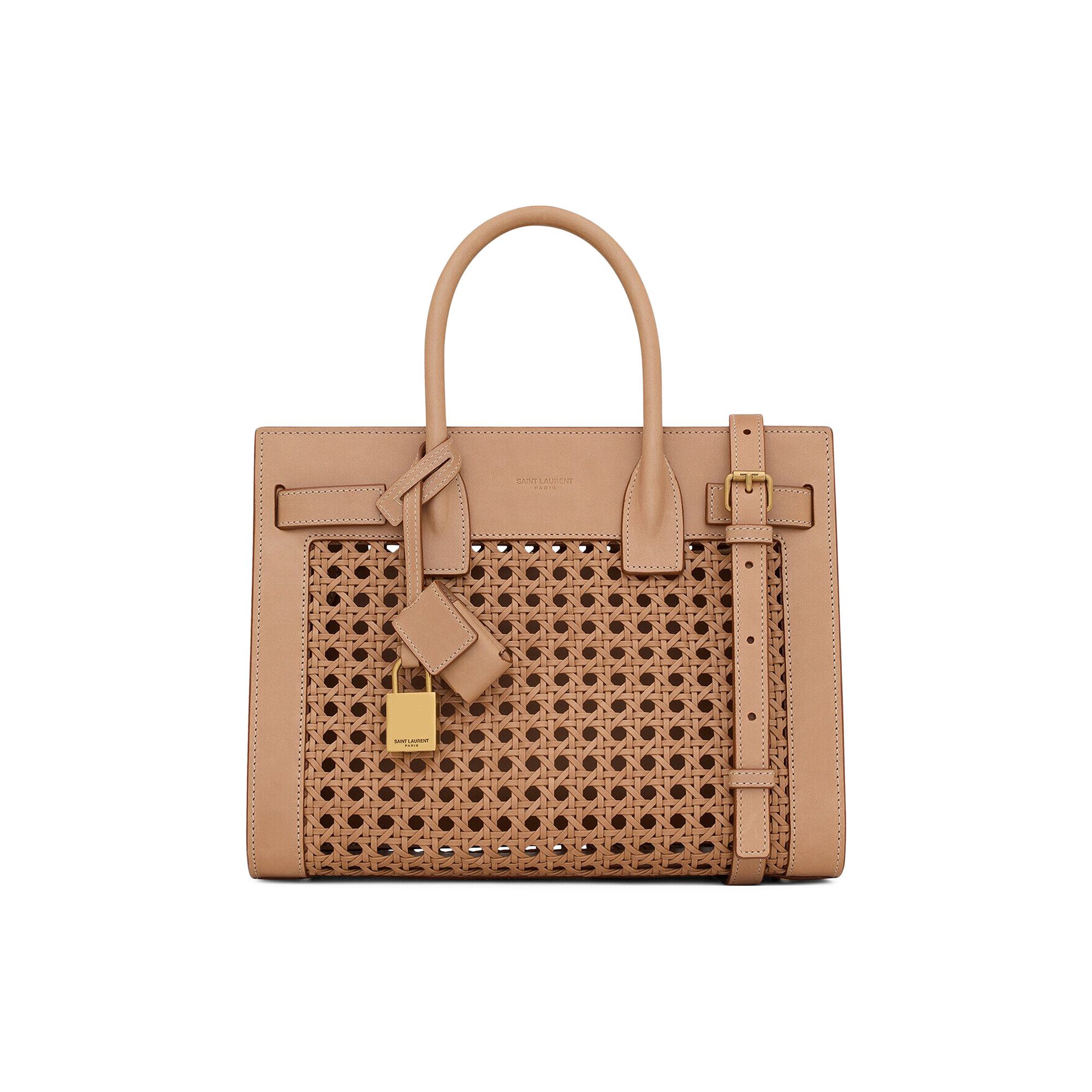 Saint Laurent正規品/送料関税込み BABY SAC DE JOUR TOTE BAG Sac De Jour Baby Small leather tote bag in brown - Saint