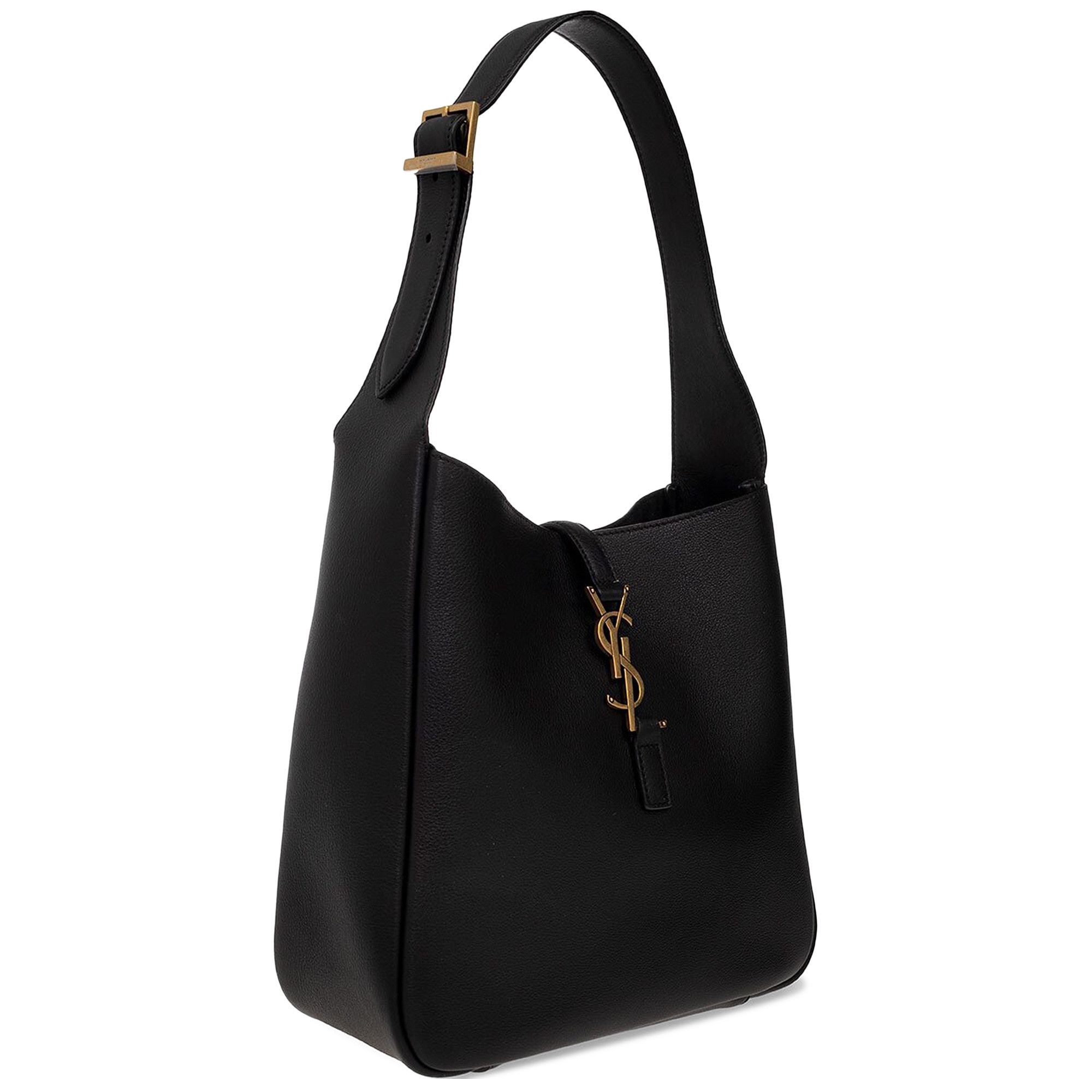Buy Saint Laurent Le 5 A 7 Supple Hobo Bag 'Black' - 713938