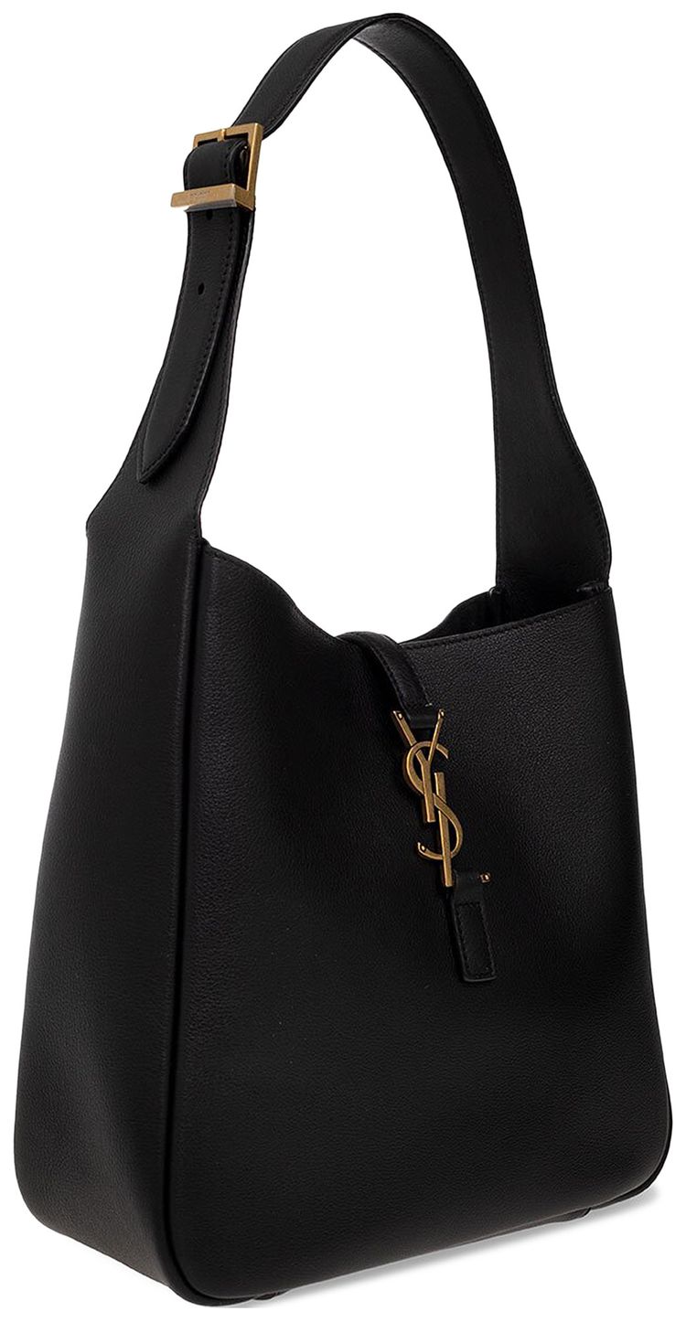 Saint Laurent Le 5 A 7 Supple Hobo Bag Black