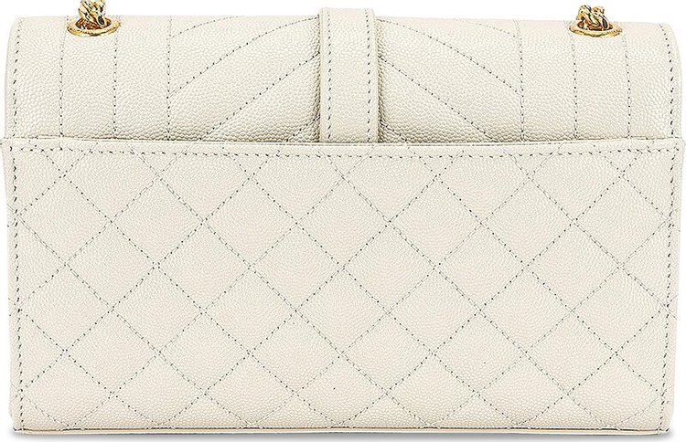 Saint Laurent Envelope Small Chain Bag Soft Cream