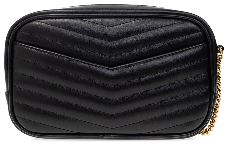 Saint Laurent Lou Mini Shoulder Bag Black
