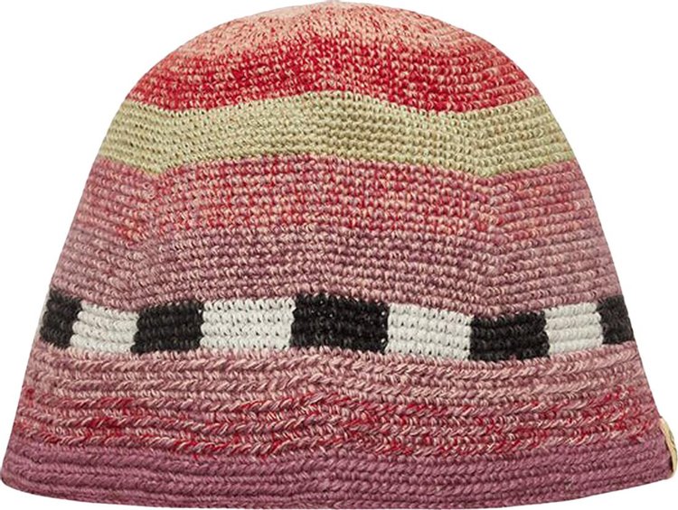 Visvim Meda Crochet Knit Hat Multicolor