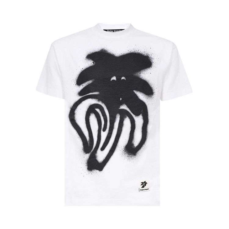 Palm Angels Spray Jimmy Classic Tee WhiteBlack