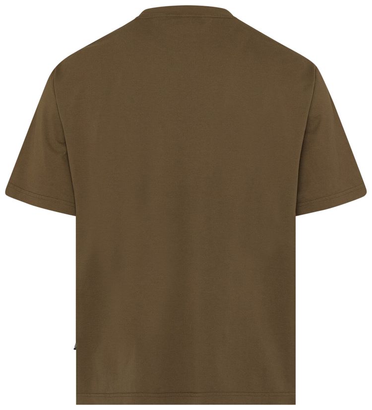 Palm Angels Monogram Statement Tee BrownBlack
