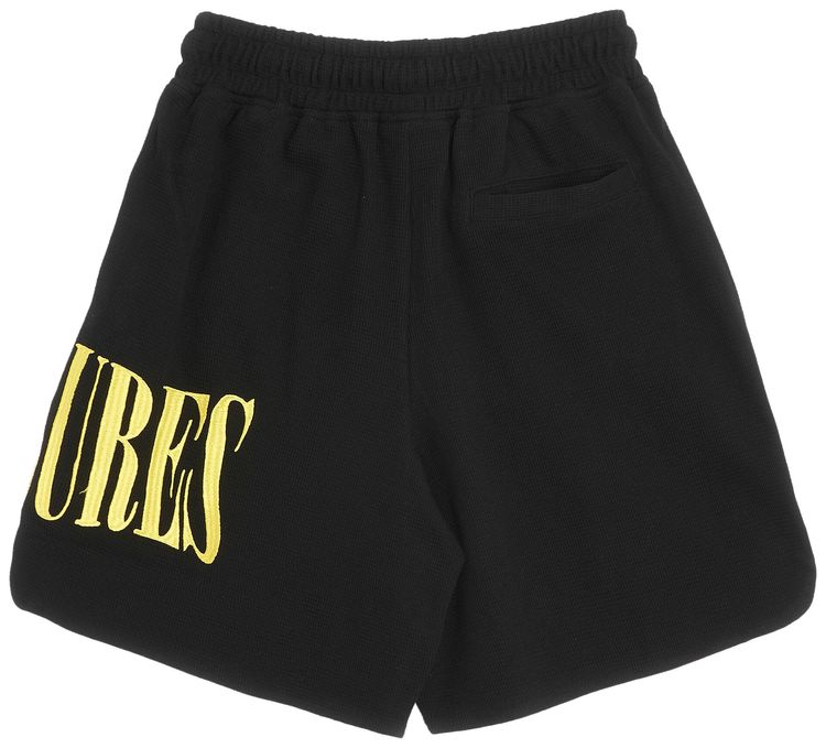 Pleasures Twitch Waffle Knit Short Black