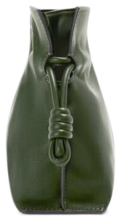 Loewe Flamenco Clutch Mini Bag Dark Khaki Green
