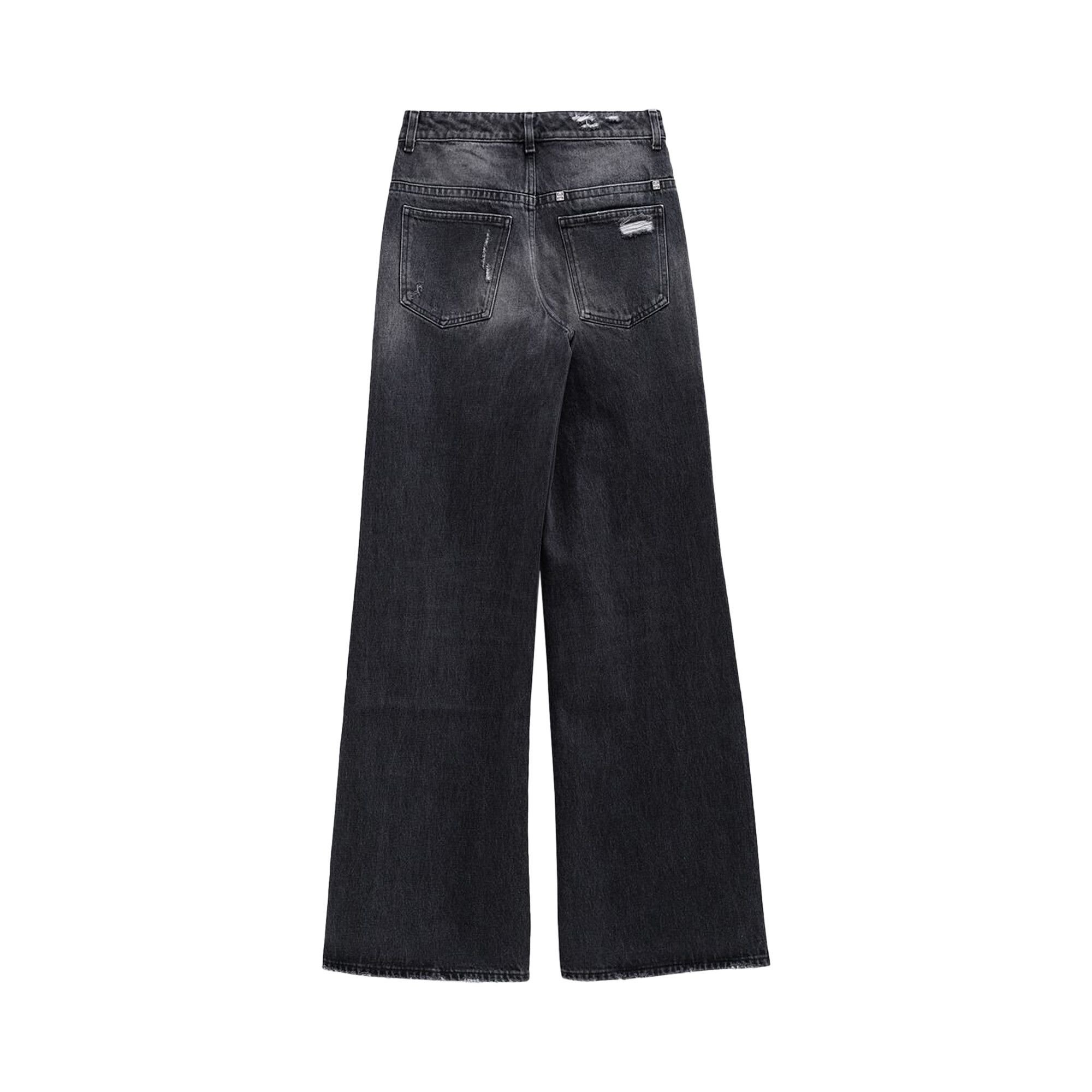 デニム・ジーパン GIVENCHY Woman Jeans Black BW50WH5Y5N 001 Buy Givenchy Extra Wide Denim Jeans 'Black' - BW50WH5Y5N 001