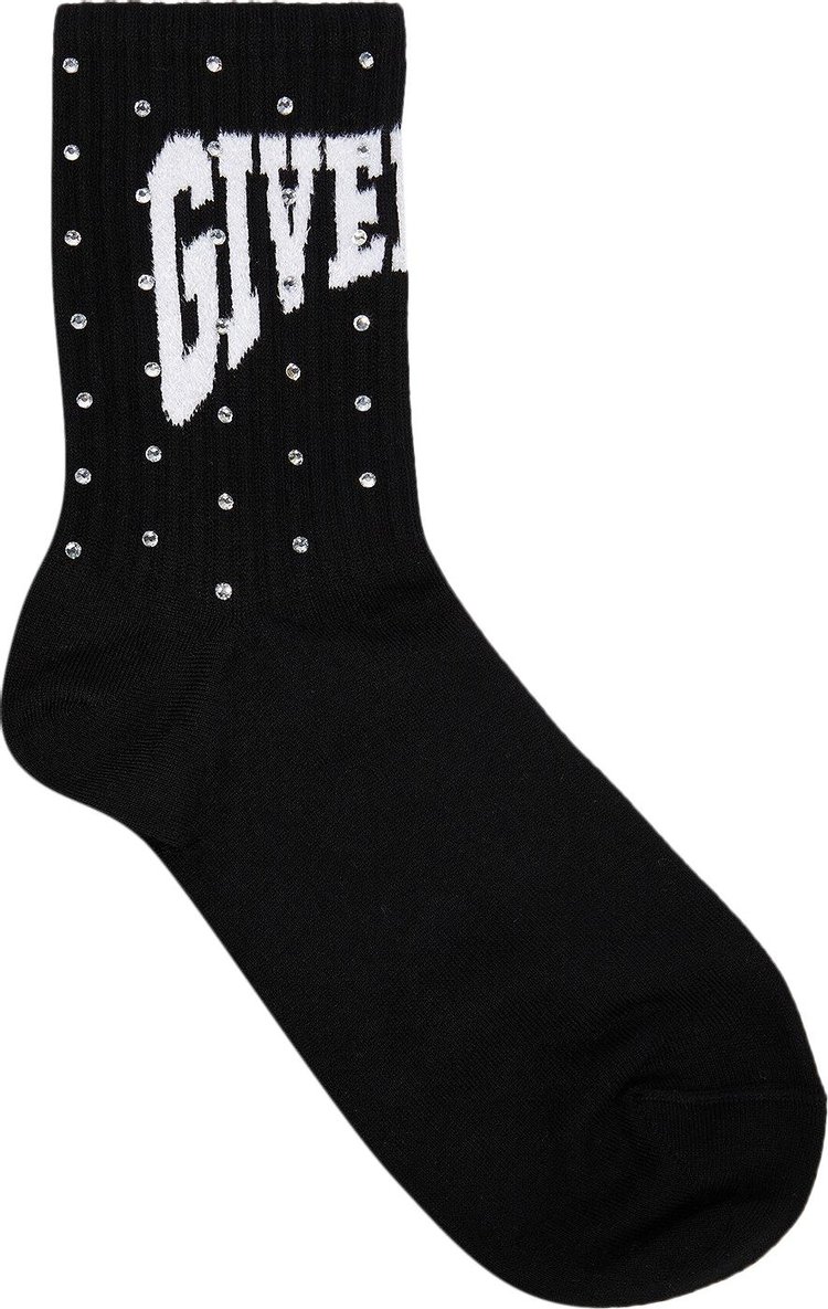 Givenchy Short Embellished Football Socks 'Black'