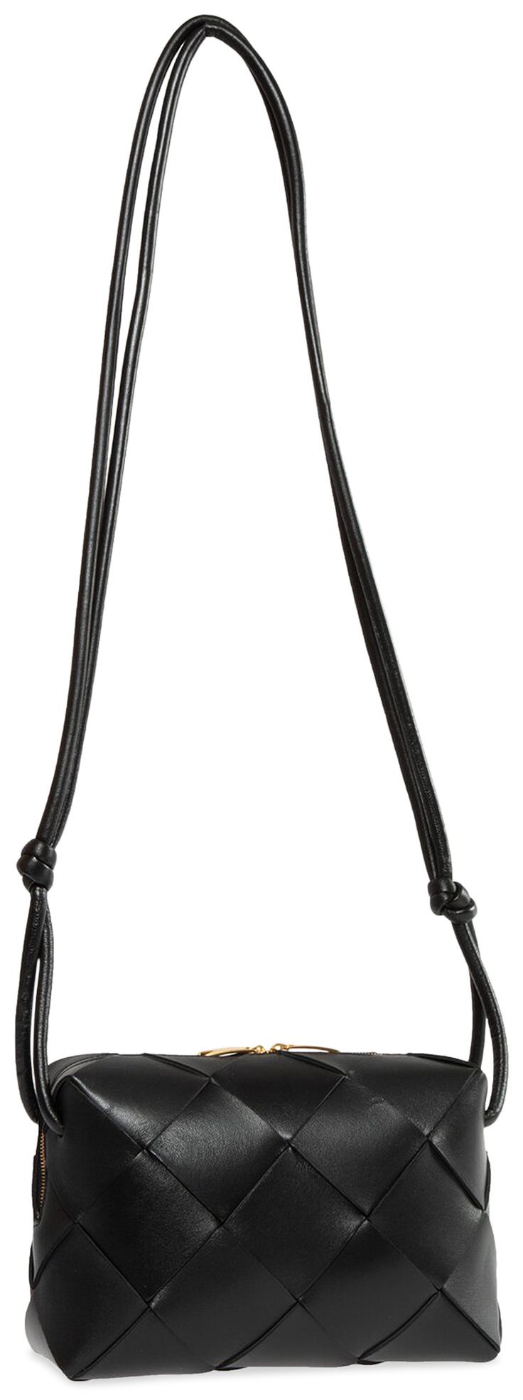 Bottega Veneta Small Cassette Camera Bag BlackGold