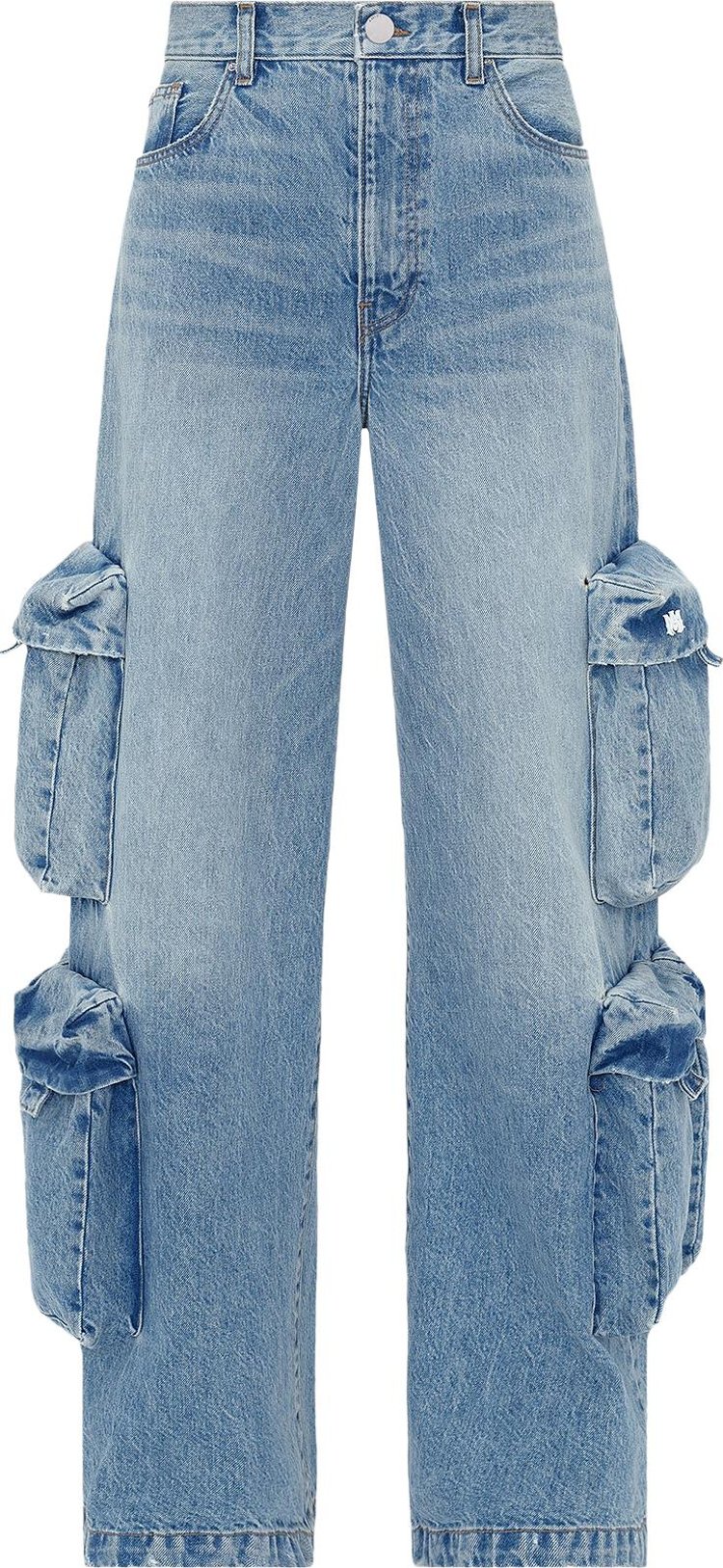 Buy Amiri Baggy Cargo Jeans 'Vintage Light Blue' - PF23WDF034 550 VINT ...